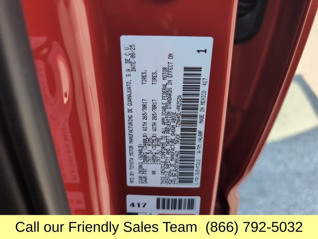 New 2025 Toyota Tacoma TRD Off-Road w/ TRD Off Road Upgrade Package image 26