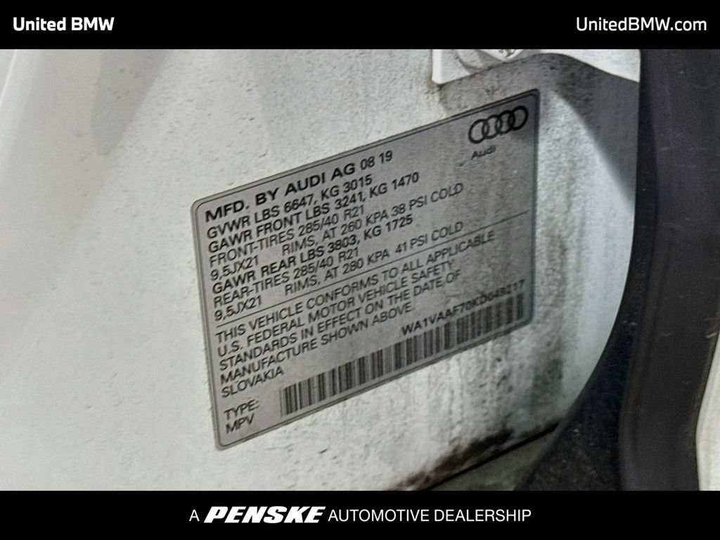 Used 2019 Audi Q7 3.0T Prestige AWD/4WD image 22