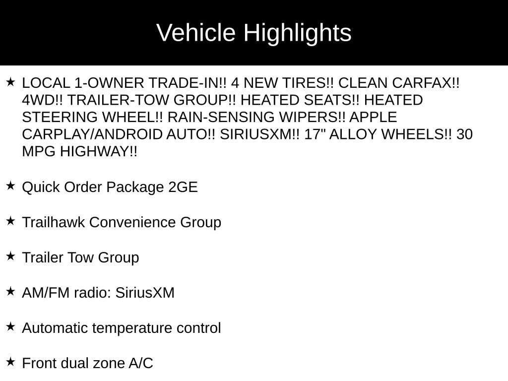 Used 2022 Jeep Compass Trailhawk w/ Trailhawk Convenience Group AWD/4WD image 34