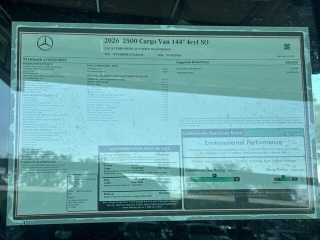 New 2026 Mercedes-Benz Sprinter 2500 image 27