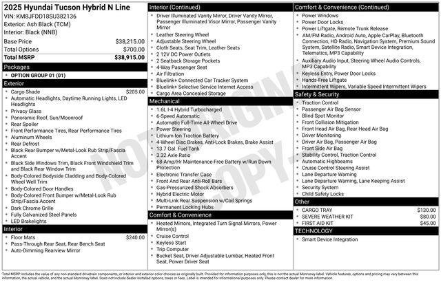 New 2025 Hyundai Tucson N Line image 4
