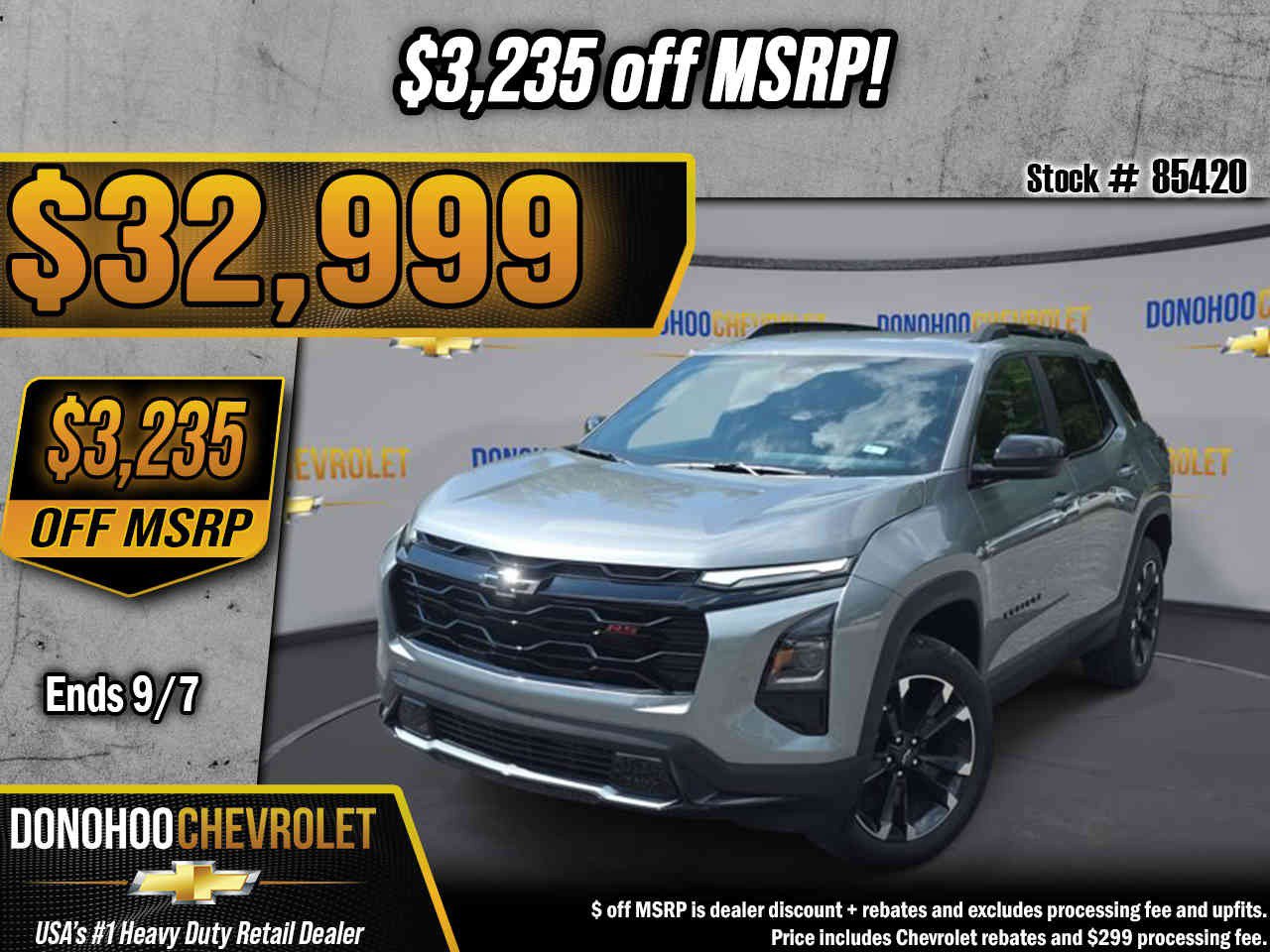 New 2027 Chevrolet Equinox RS