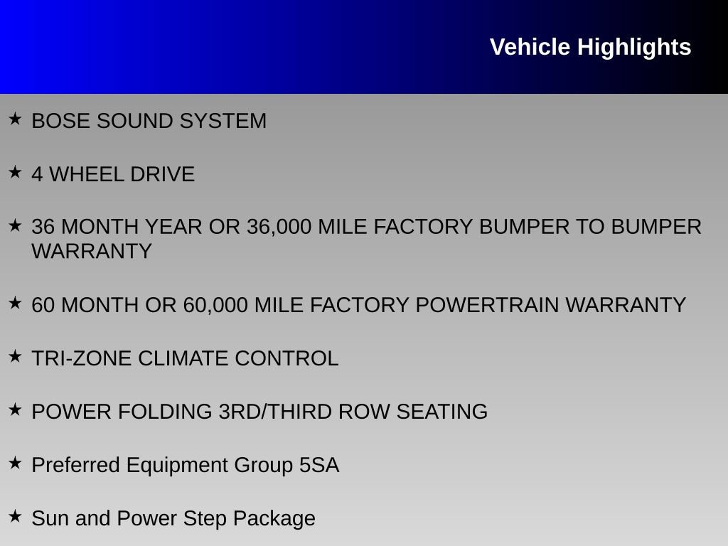 Used 2026 GMC Yukon Denali w/ Sun & Power Step Package AWD/4WD image 12