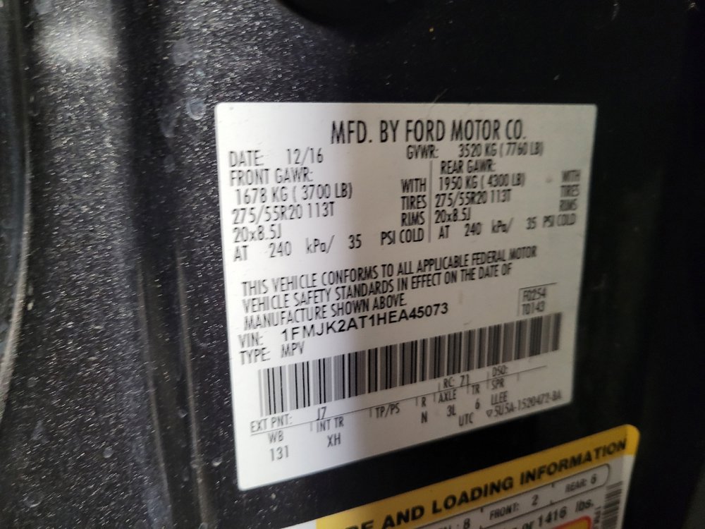 Used 2017 Ford Expedition EL Limited w/ Equipment Group 301A AWD/4WD image 33