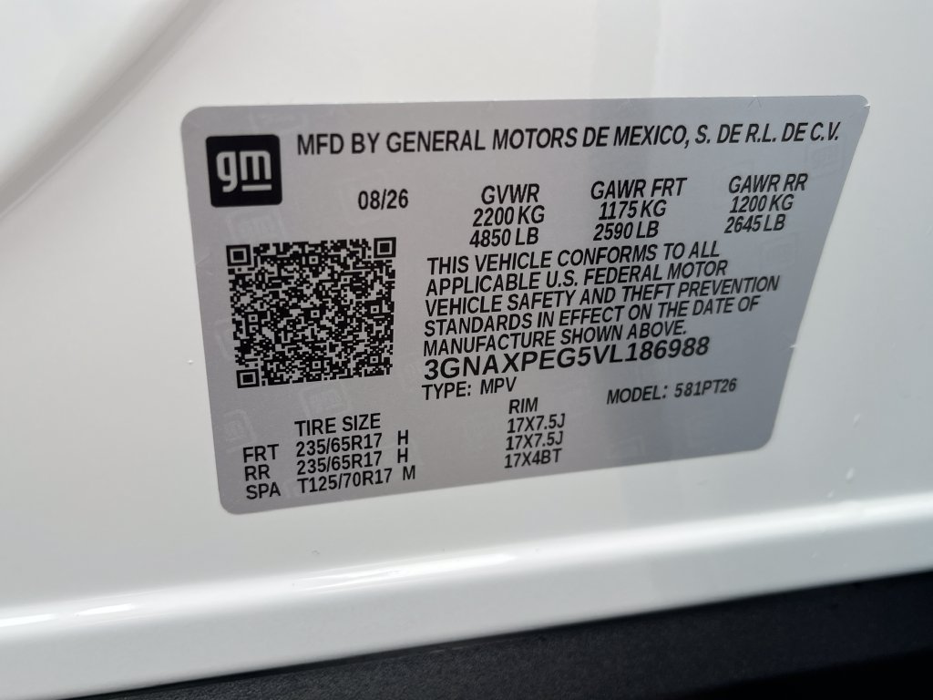New 2027 Chevrolet Equinox LT w/ LPO, Floor Liner Package AWD/4WD image 29