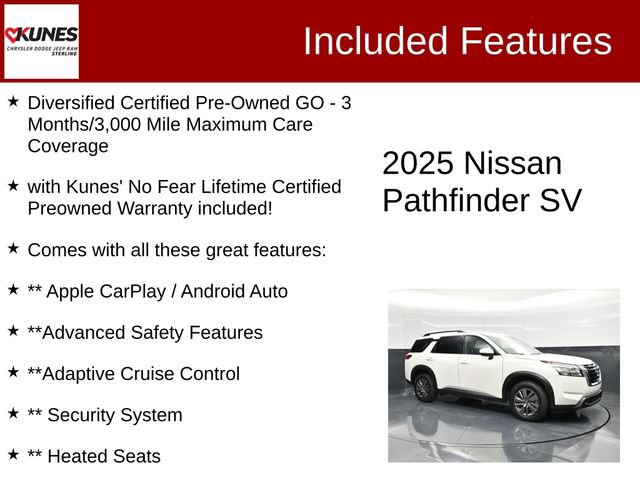 Used 2025 Nissan Pathfinder SV FWD image 2
