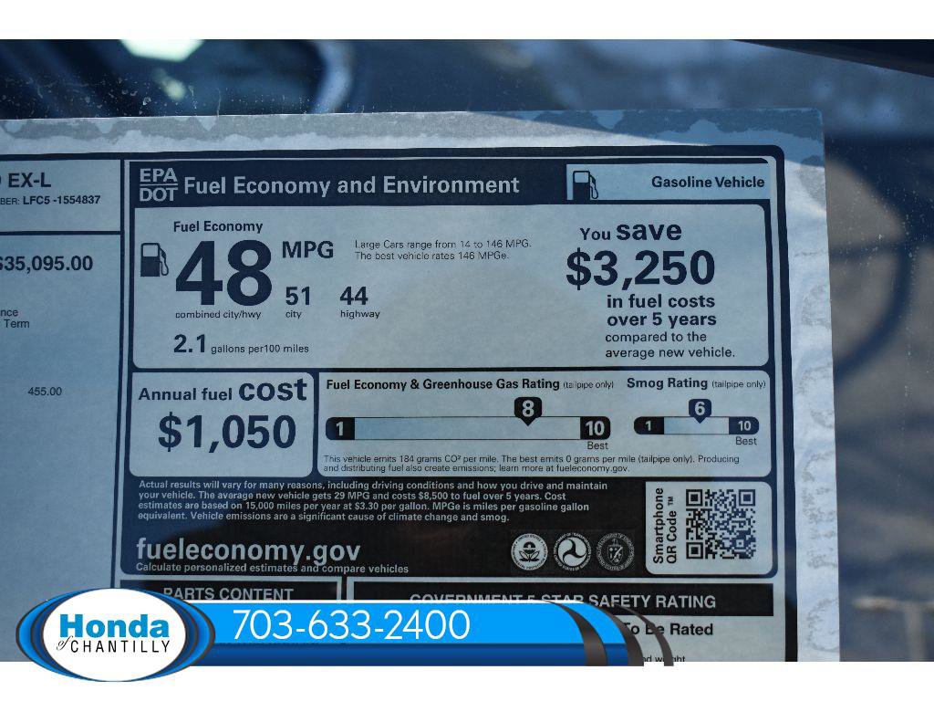 New 2026 Honda Accord Hybrid EX-L image 39