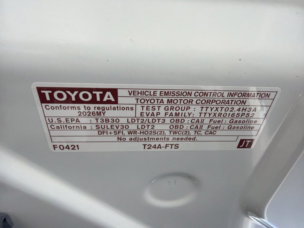 Certified 2026 Toyota Tacoma SR RWD image 34