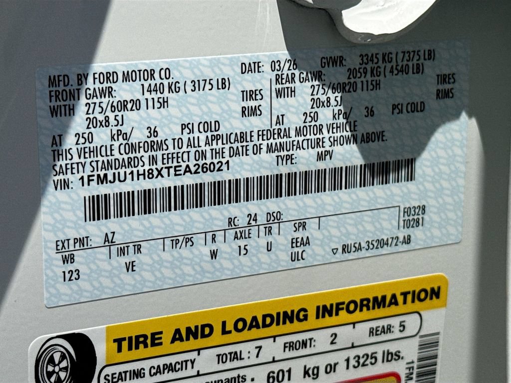 New 2026 Ford Expedition Active RWD image 36