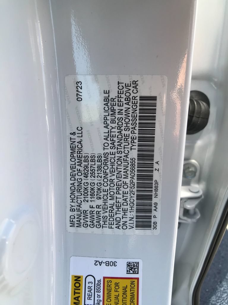 Certified 2023 Honda Accord Sport image 16