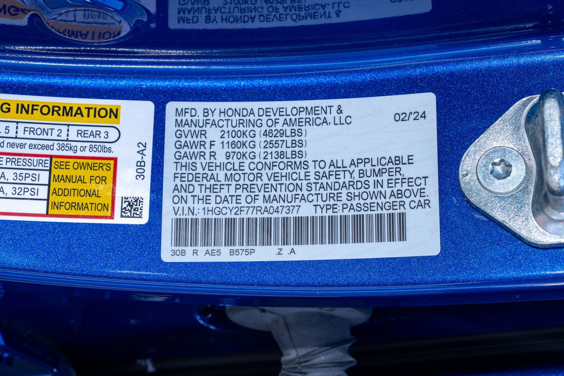 Certified 2024 Honda Accord Sport image 36