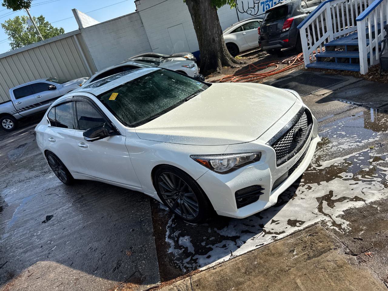 Used 2016 INFINITI Q50 Red Sport 400 AWD/4WD image 3