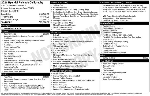 New 2026 Hyundai Palisade Calligraphy image 5