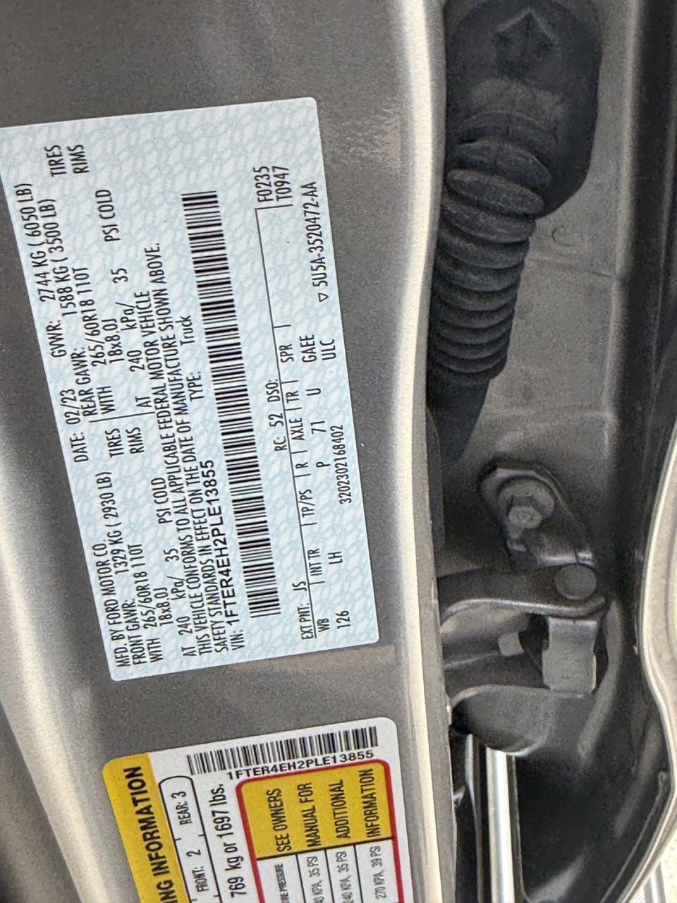 Certified 2023 Ford Ranger XLT w/ Equipment Group 302A High image 30