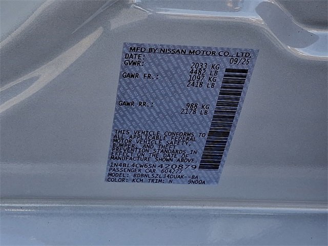 New 2025 Nissan Altima 2.5 SR image 10