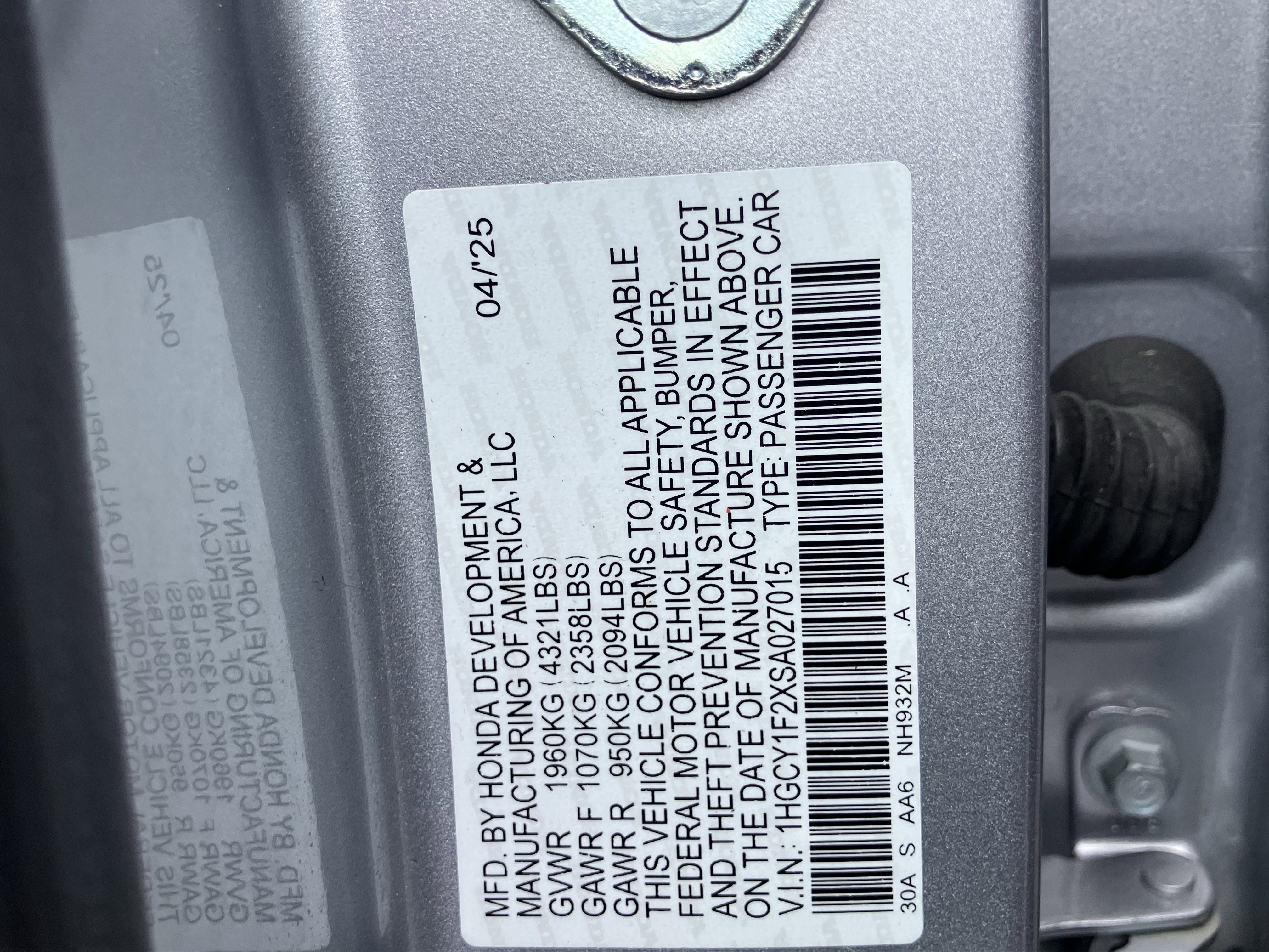 Used 2025 Honda Accord LX image 36