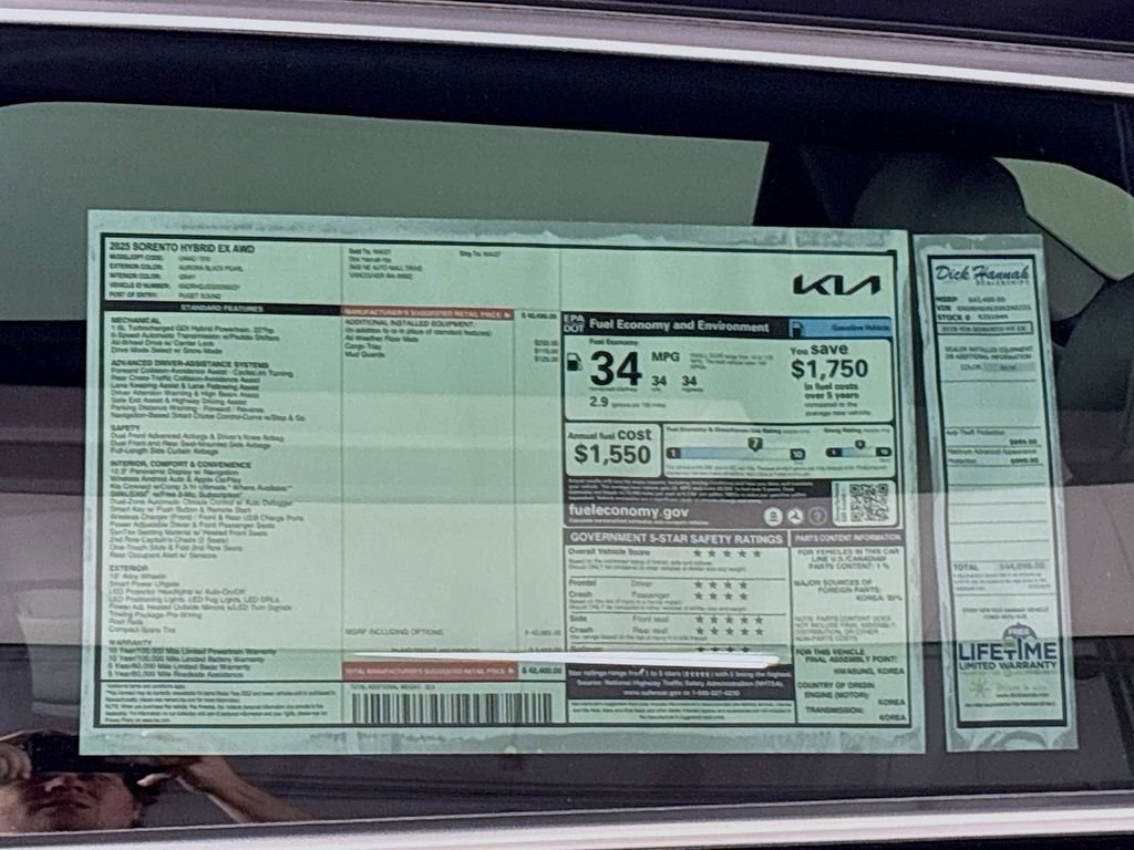 New 2025 Kia Sorento EX image 25