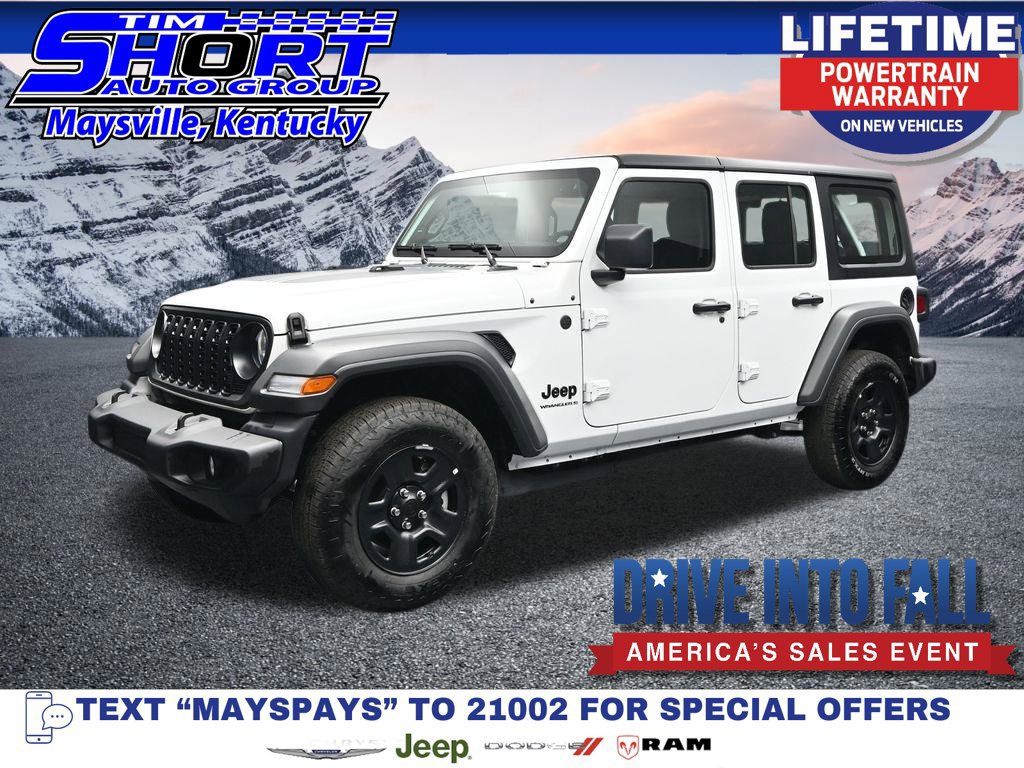 New 2026 Jeep Wrangler Unlimited Sport AWD/4WD 360° Tour