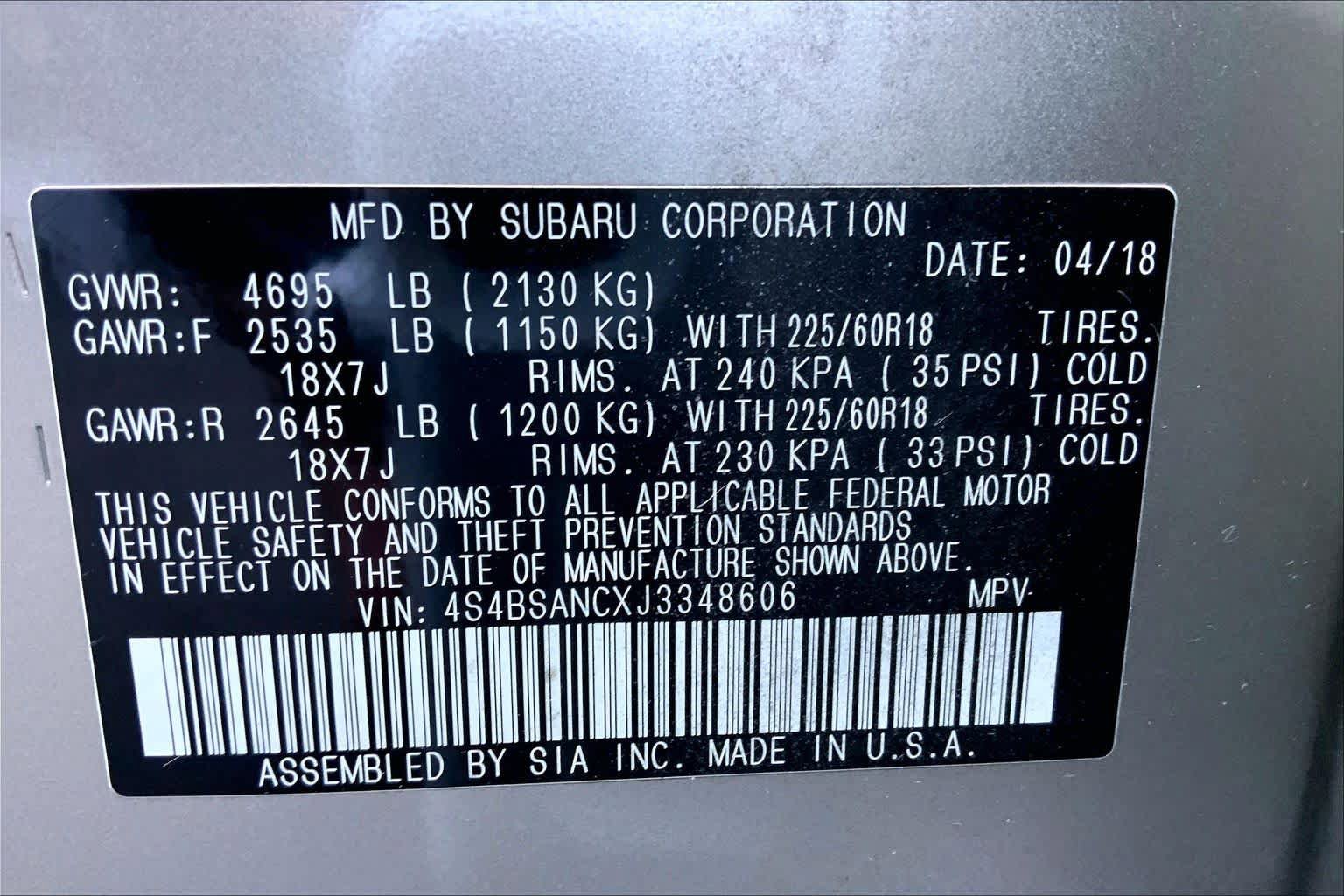 Used 2018 Subaru Outback 2.5i Limited AWD/4WD image 34