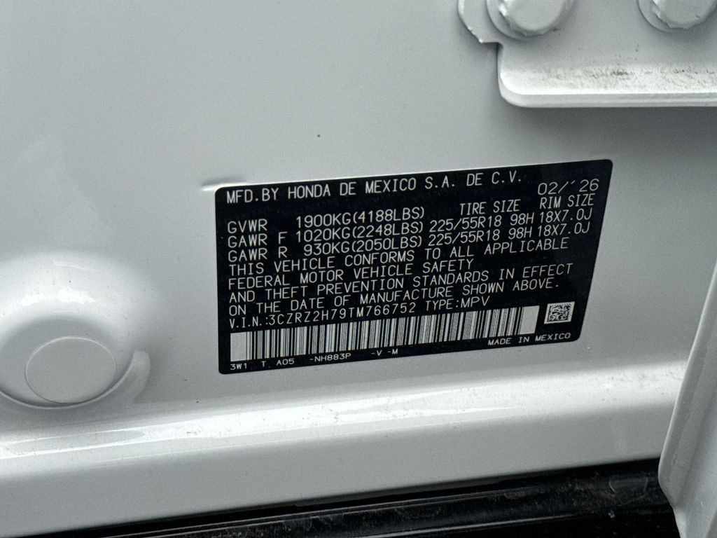 New 2026 Honda HR-V EX-L image 27