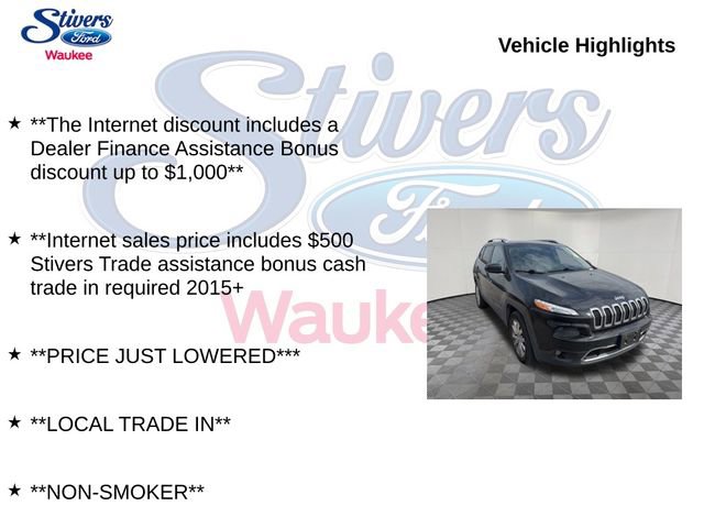 Used 2015 Jeep Cherokee Limited w/ Trailer Tow Group image 8