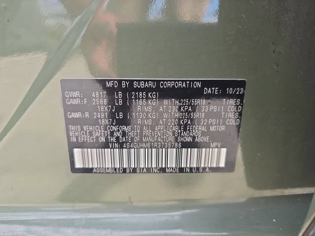 Certified 2024 Subaru Crosstrek 2.5i Limited AWD/4WD image 31