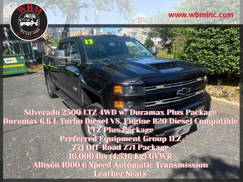 Used 2017 Chevrolet Silverado 2500 LTZ w/ Duramax Plus Package
