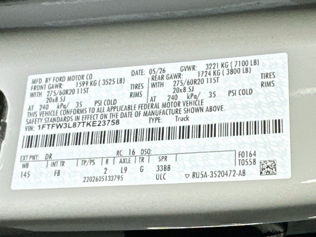 New 2026 Ford F150 XLT w/ Equipment Group 302A MID AWD/4WD image 21