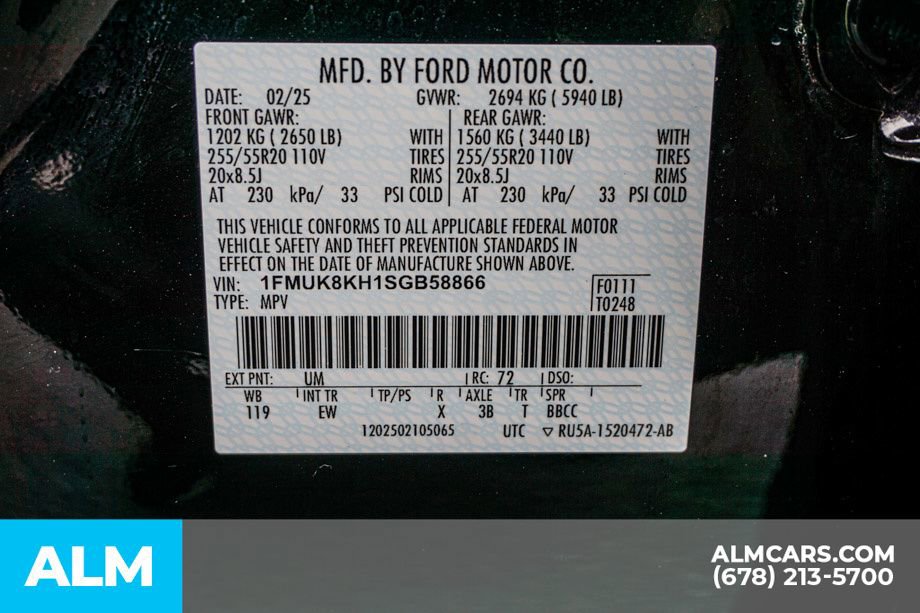 Used 2025 Ford Explorer ST-Line AWD/4WD image 62
