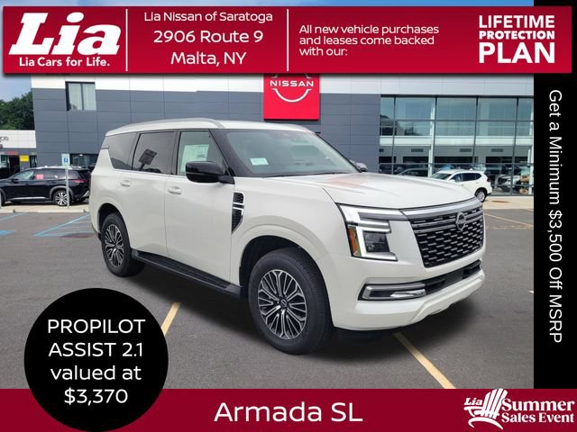 New 2026 Nissan Armada SL w/ Captain's Chari Seat Package AWD/4WD 360° Tour