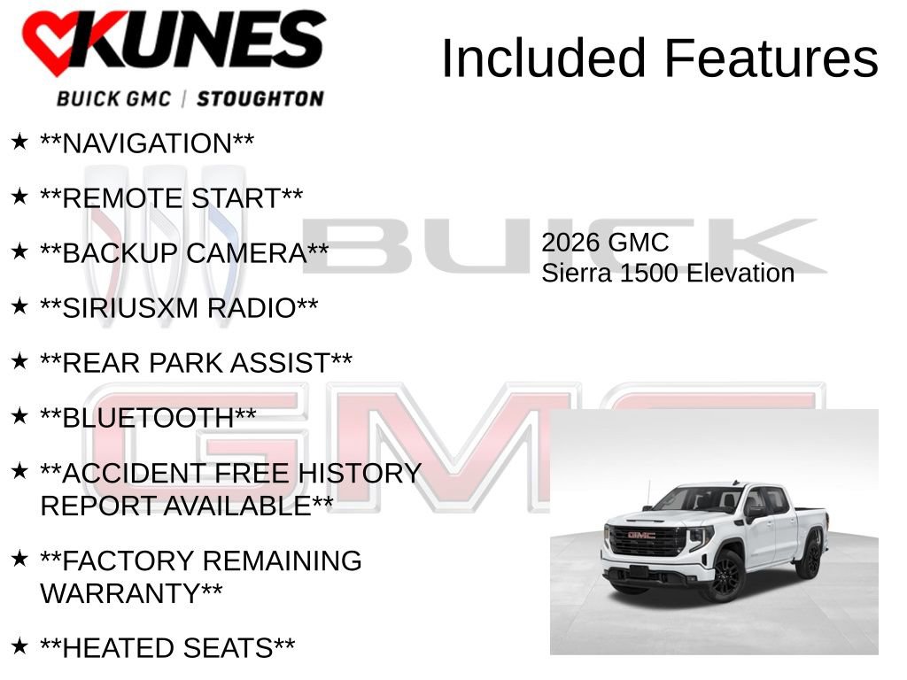 New 2026 GMC Sierra 1500 Elevation image 2