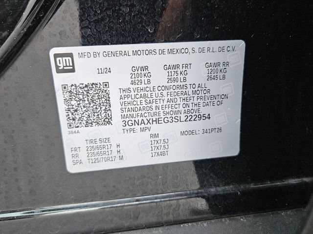 Used 2025 Chevrolet Equinox LT w/ Convenience Package II FWD image 16