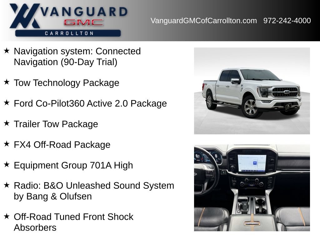 Used 2021 Ford F150 Platinum w/ Equipment Group 701A High AWD/4WD image 6