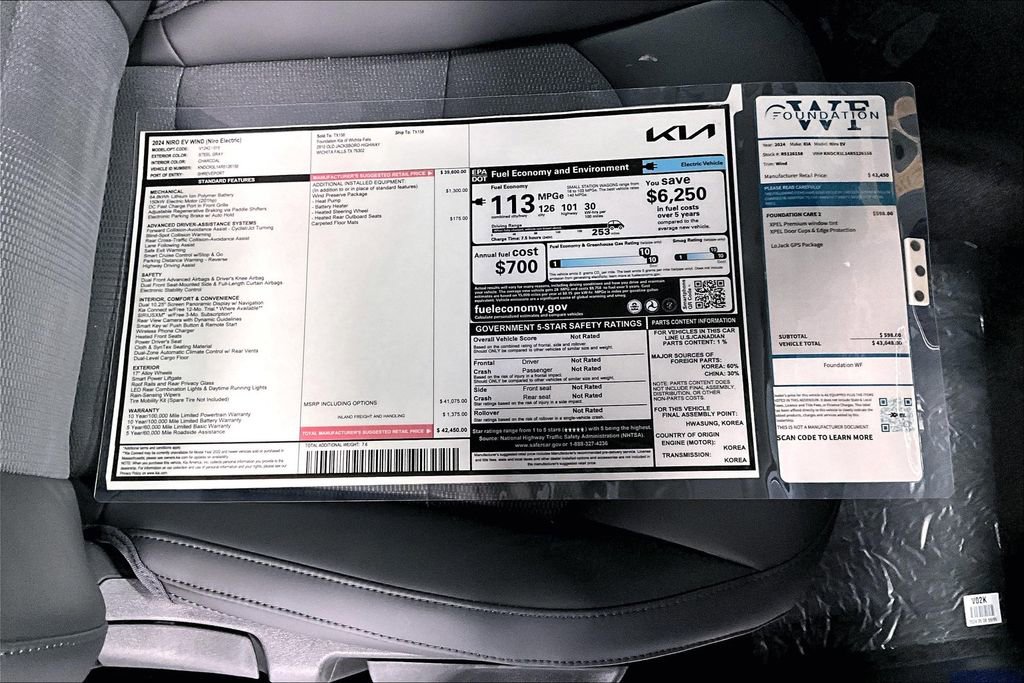 New 2024 Kia Niro Wind w/ Wind Preserve Package image 23