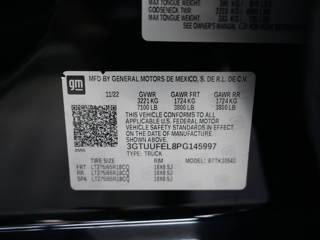 Used 2023 GMC Sierra 1500 AT4X AWD/4WD image 15