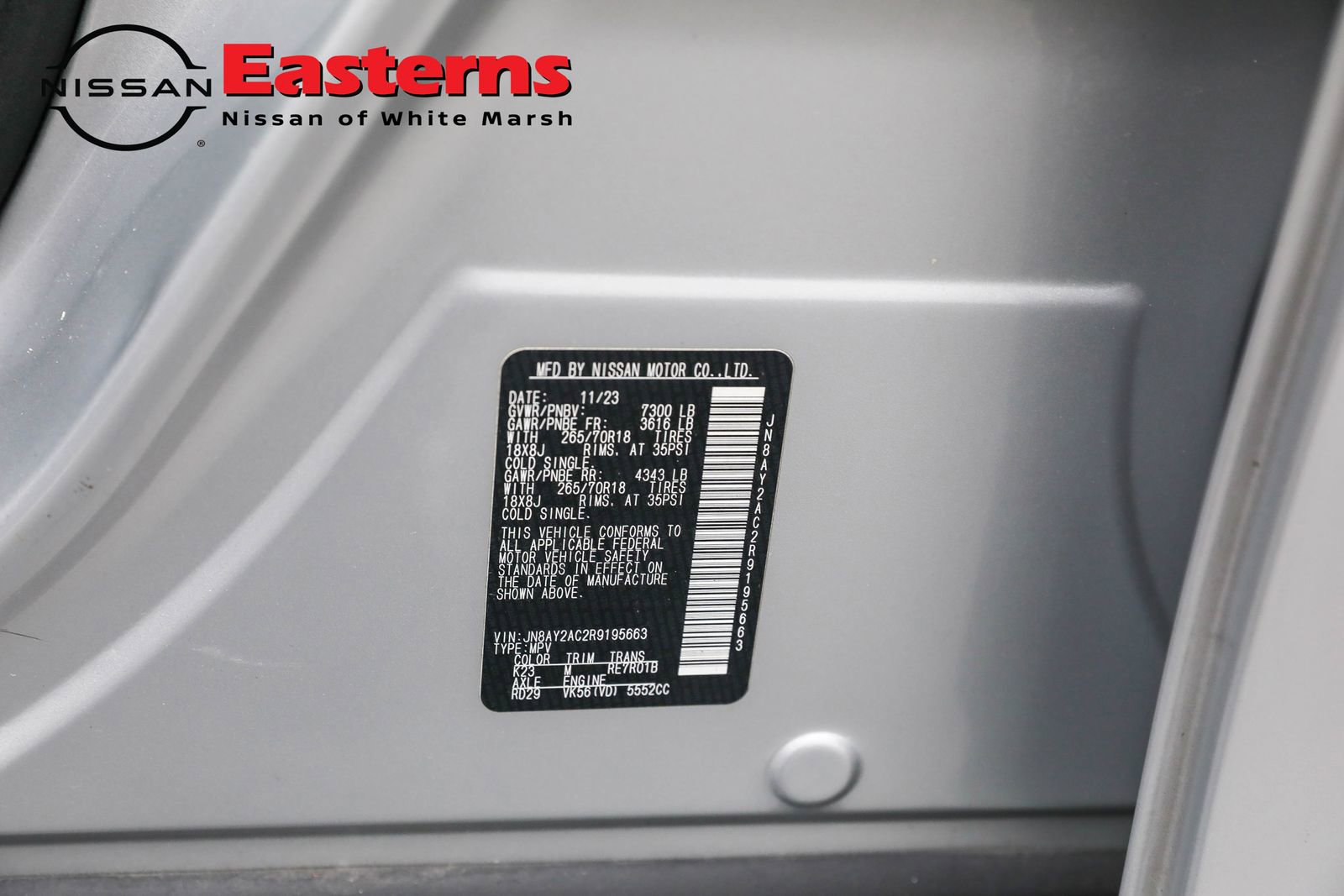 Used 2024 Nissan Armada SV image 34