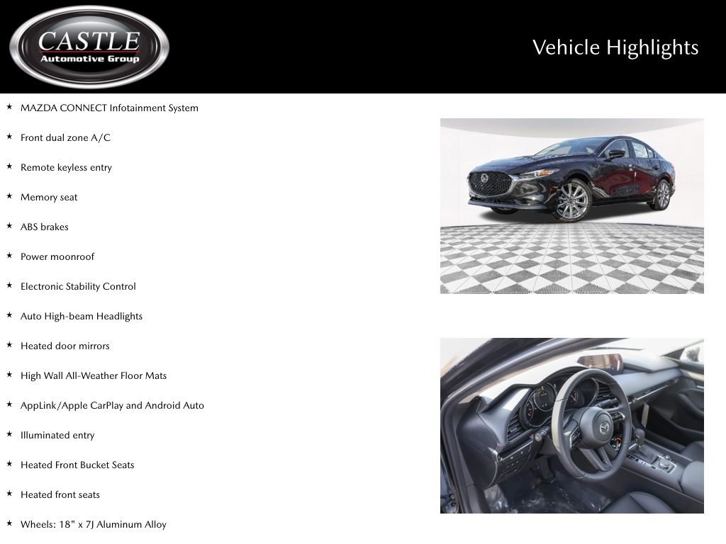 New 2026 MAZDA MAZDA3 2.5 S Sedan w/ Preferred Pkg image 4