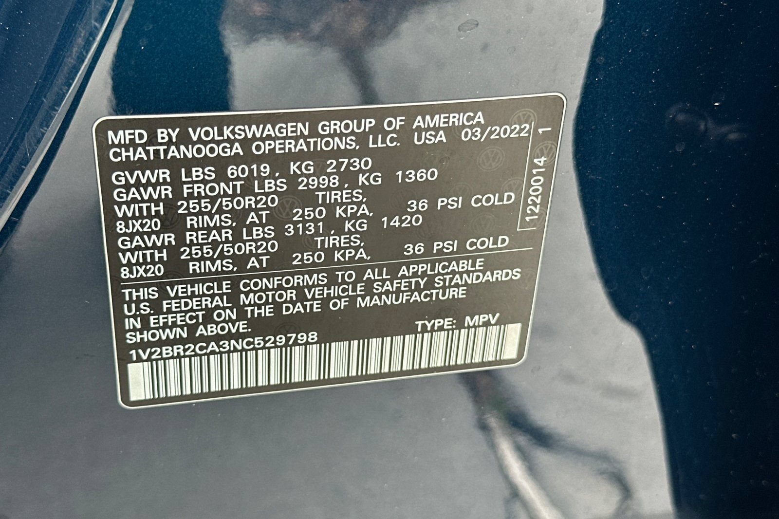 Used 2022 Volkswagen Atlas SEL AWD/4WD image 31