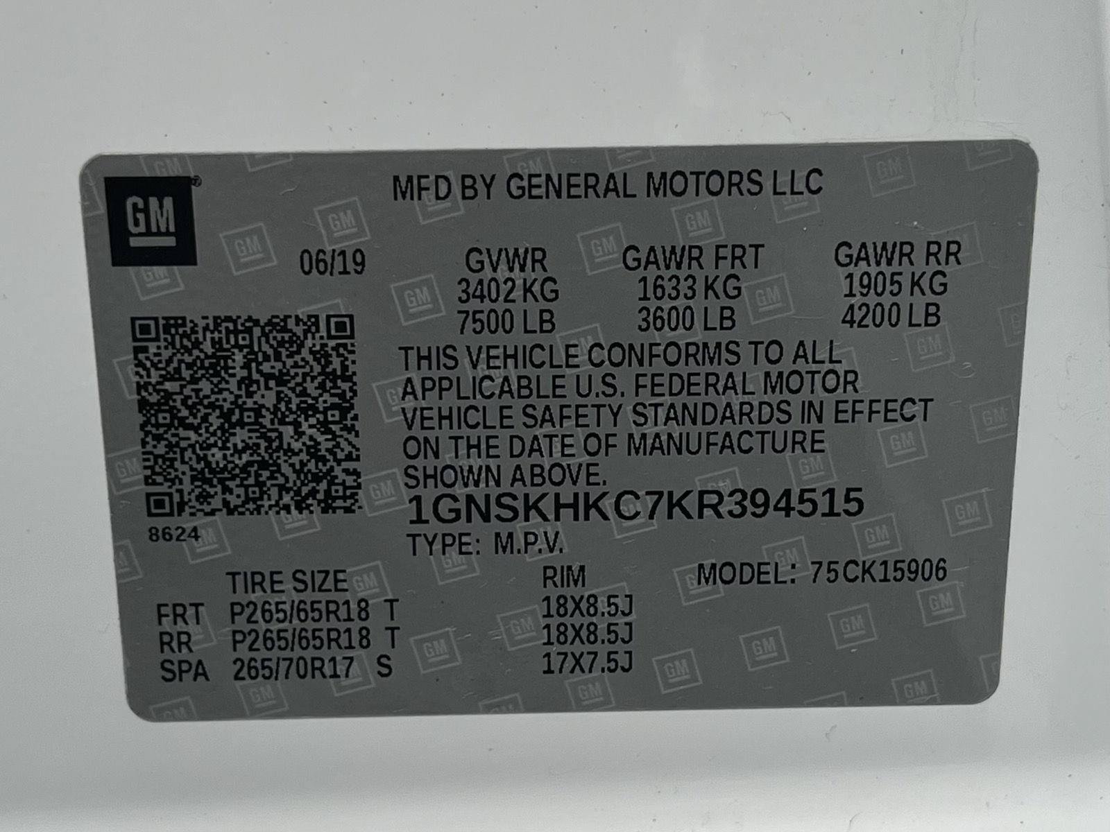 Used 2019 Chevrolet Suburban LT AWD/4WD image 37