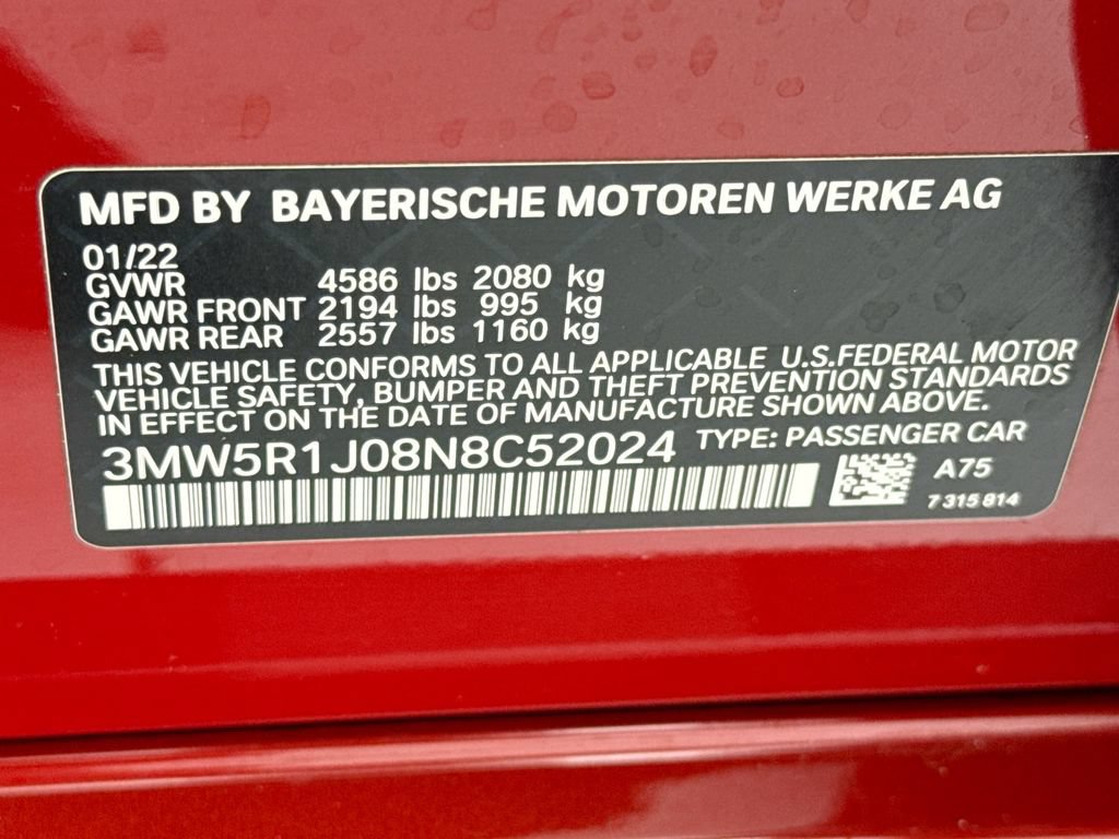 Used 2022 BMW 330i Sedan w/ Premium Package 2 RWD image 34