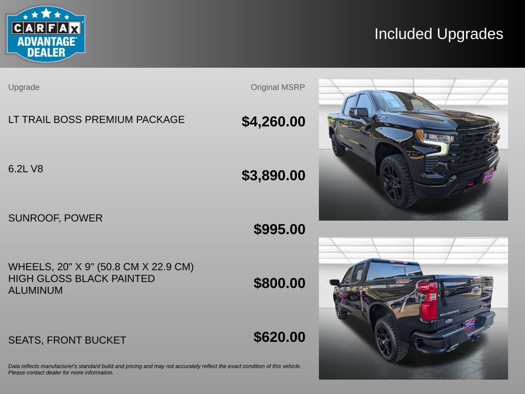 Certified 2024 Chevrolet Silverado 1500 LT Trail Boss w/ LT Trail Boss Premium Package AWD/4WD image 3