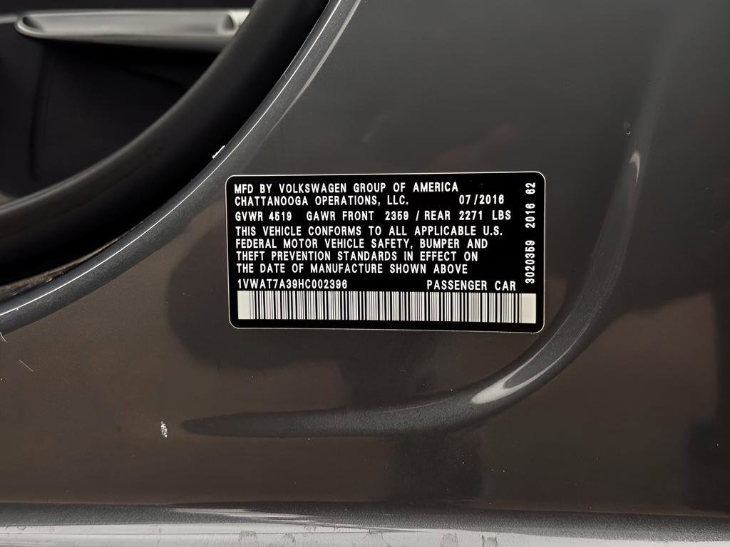 Used 2017 Volkswagen Passat 1.8T S FWD image 23