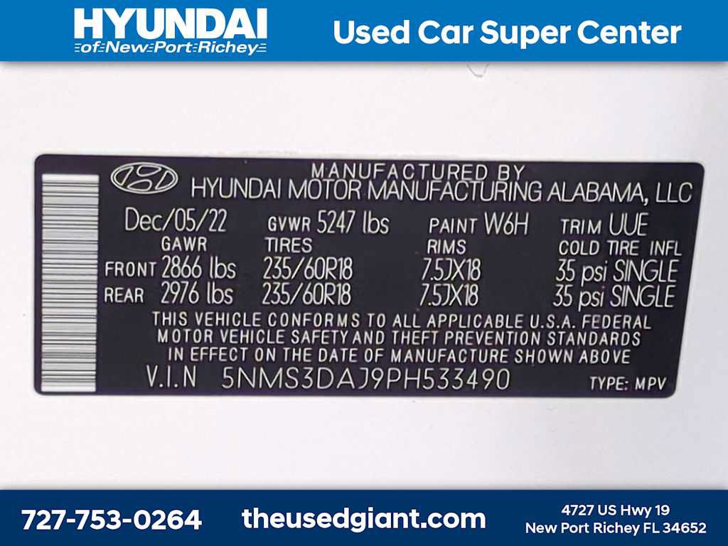 Used 2023 Hyundai Santa Fe SEL w/ Premium Package AWD/4WD image 35