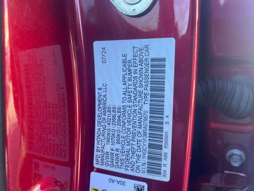 Certified 2024 Honda Accord EX image 17