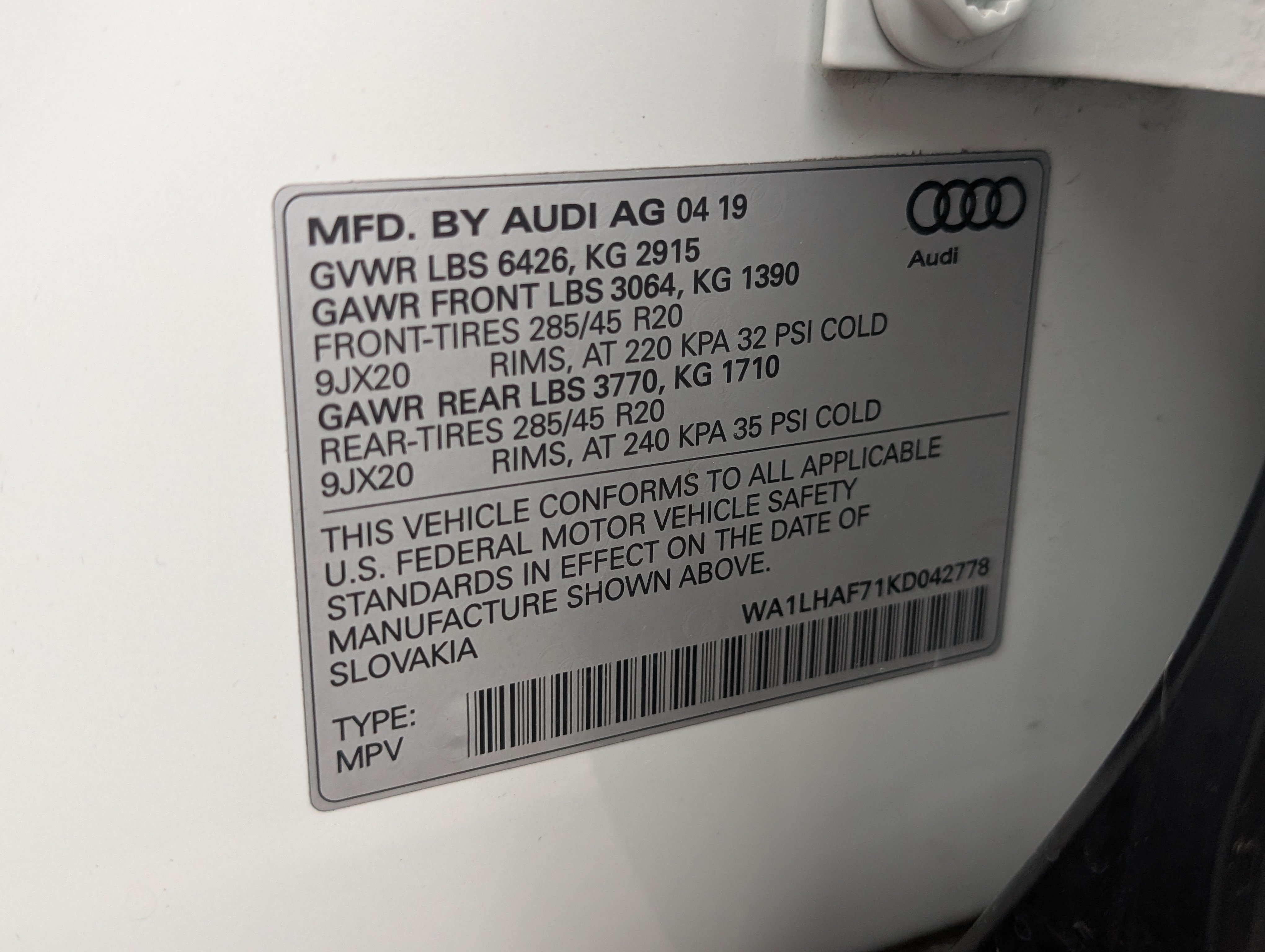 Used 2019 Audi Q7 2.0T Premium Plus w/ Premium Plus Package AWD/4WD image 39