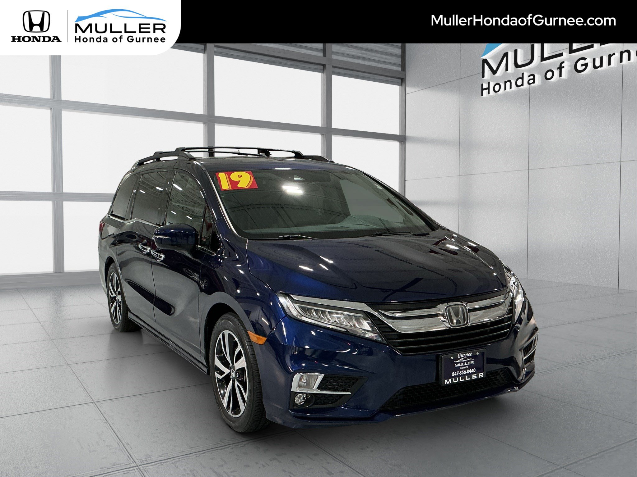 Certified 2019 Honda Odyssey Elite