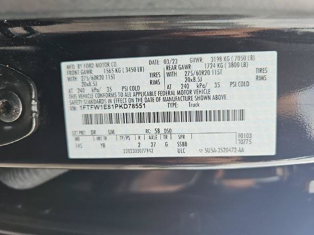 Used 2023 Ford F150 XLT w/ Equipment Group 302A High AWD/4WD image 35
