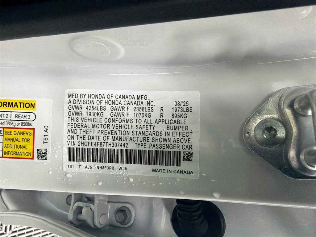 Used 2026 Honda Civic Sport Touring image 31