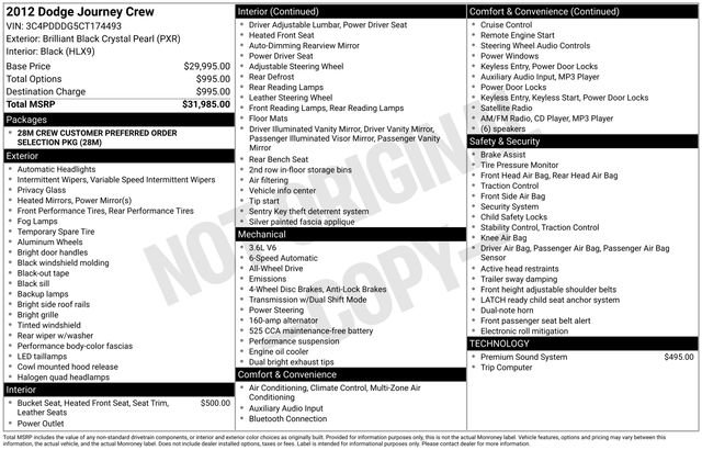 Used 2012 Dodge Journey Crew video 2