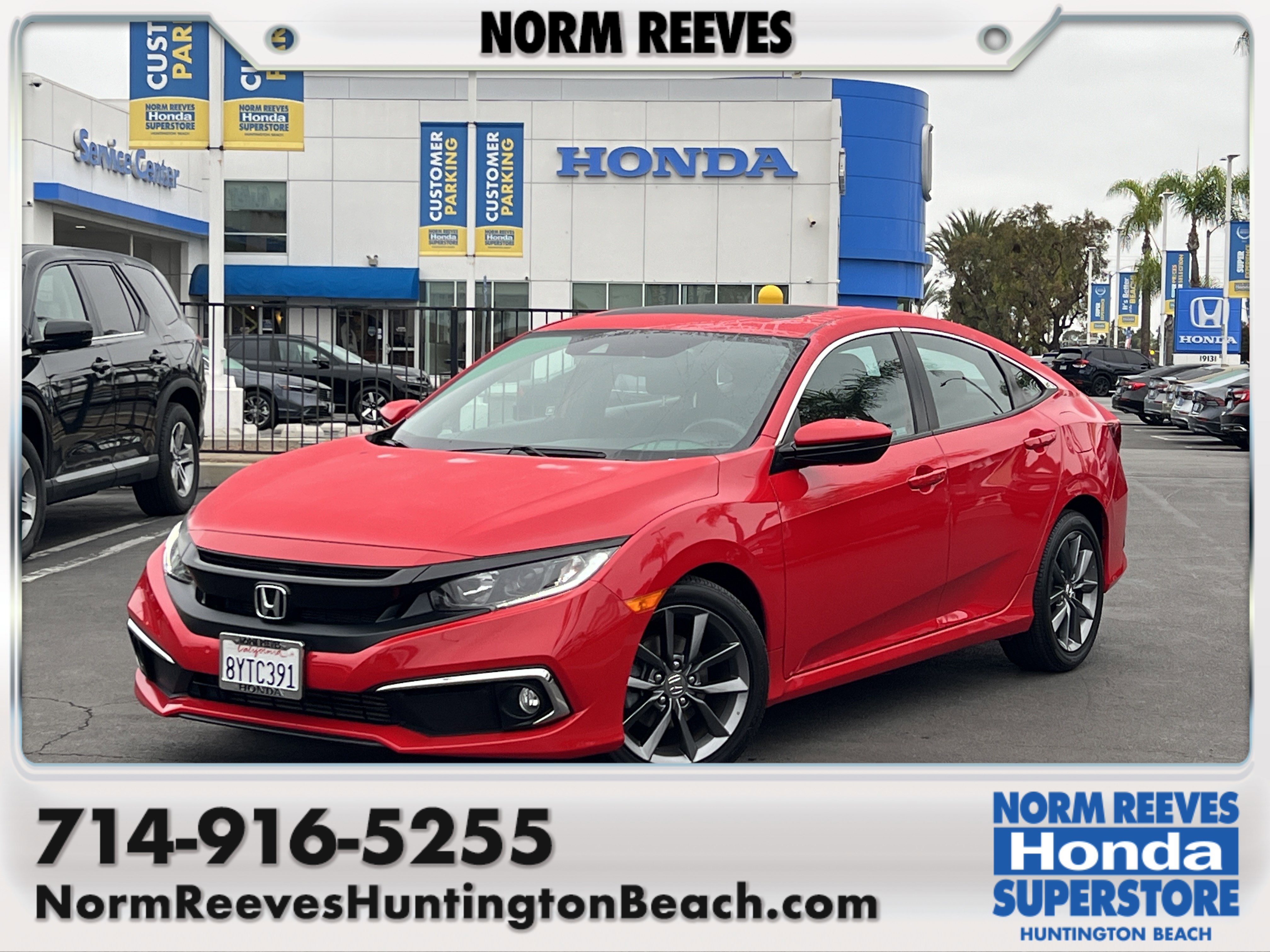 Used 2020 Honda Civic EX